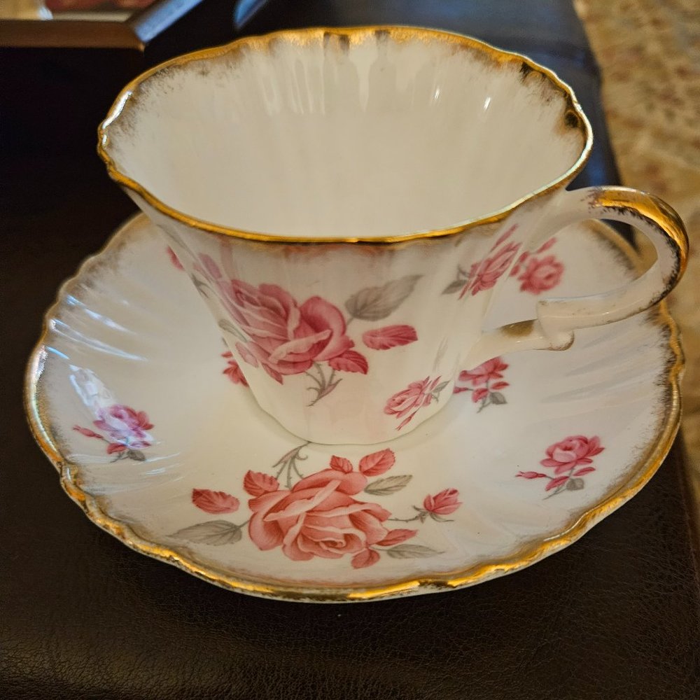 royal standard Margaret rose fine bone China cup &saucer.